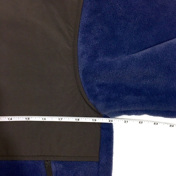 NEW Blue Gray Fleece Nylon Technical Hiking Jacket - Picture 3 of 7